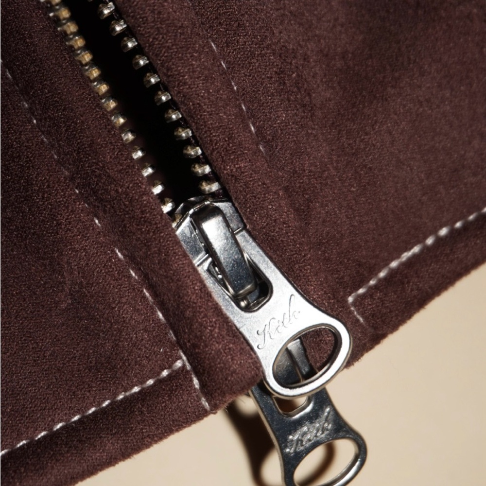 Kith Brisa Patchwork Suede Bomber Jacket - Size M… - image 10